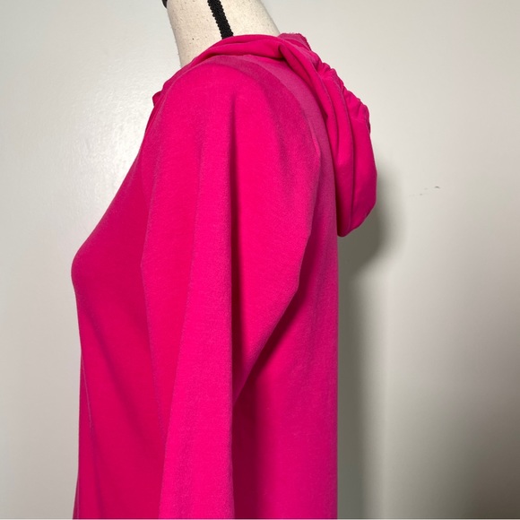 Soho New York & Co Pink Soft knit Hooded Drawstrings Casual Sporty Style XS - Picture 9 of 14